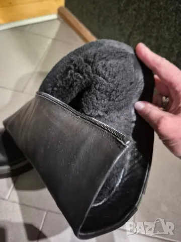 само днес топли ботуши естествена кожа, снимка 3 - Дамски ботуши - 49704787