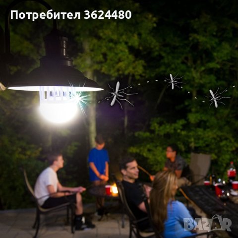 Крушка против комари ZAPP LIGHT,LED, 
