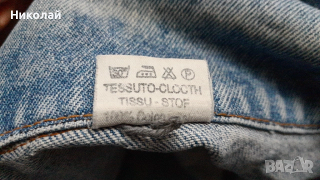 Старо дънково яке с леки следи от употреба, снимка 6 - Якета - 52583314