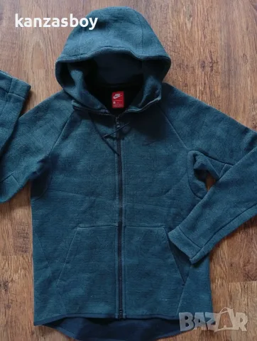 Nike Tech Fleece Jacquard Zip Hoodie -мъжко горнище р-р L, снимка 6 - Спортни дрехи, екипи - 56121755