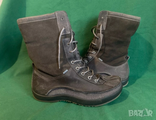 ECCO GORE-TEX: номер 40  Дамски зимни ботуши с двупосочна подплата от кожа, снимка 2 - Дамски ботуши - 52032001