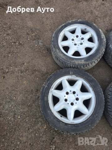 Лети джанти 16" с зимни гуми за Mercedes C - Class W203  , снимка 3 - Гуми и джанти - 53323212