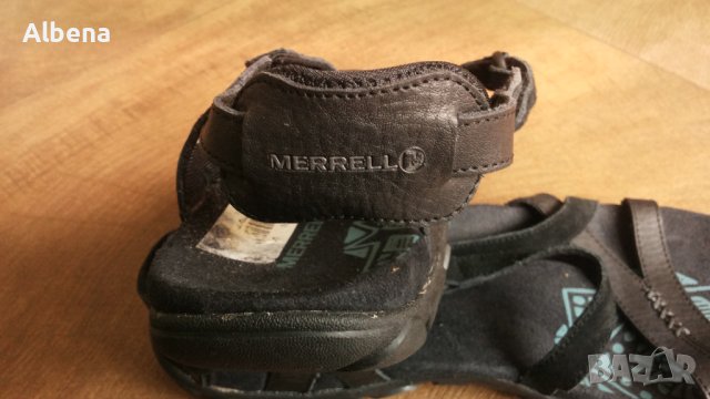 MERRELL Real Leather Размер EUR 41 / UK 8 сандали естествена кожа 94-13-S, снимка 8 - Мъжки сандали - 40722906