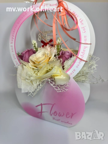 Подаръчна кутия за 8-Март , снимка 2 - Подаръци за жени - 53542132