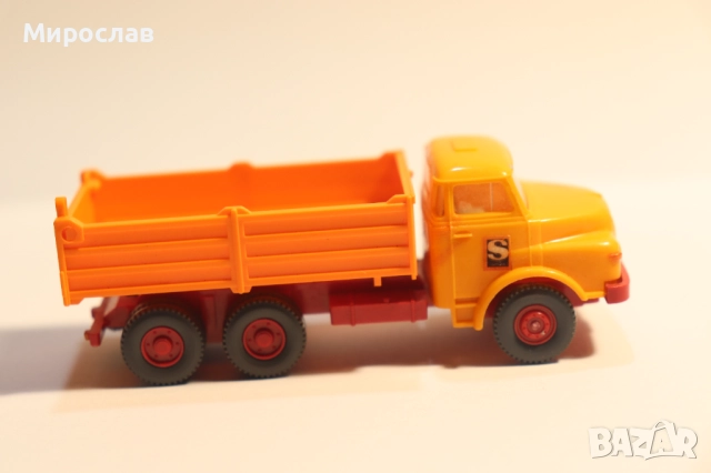 WIKING H0 1/87 MAN САМОСВАЛ КОЛИЧКА КАМИОН МОДЕЛ, снимка 5 - Колекции - 52039102
