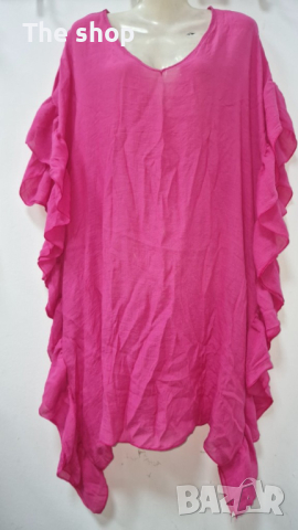Плажна рокля с къдрички (001) - 4 цвята