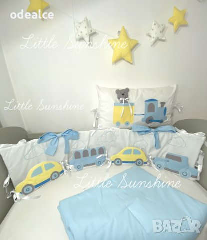 Cars Set Комлект за бебешко легълце с най-различни интересни колички , снимка 5 - Спално бельо и завивки - 41501818