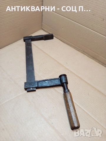 Стара Немска Масивна Дърводелска Стяга. НОМЕР 1652., снимка 8 - Антикварни и старинни предмети - 53750037