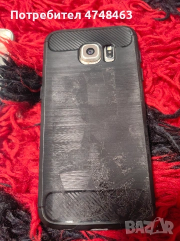2 samsung s6 edje spukanonstaklo opted, otzad s6 napalno zdrav bez zaden kapak, снимка 5 - Samsung - 53850048