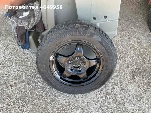 Продавам резервна гума тип патерица за Мерцедес S класа +крик и оригинални инструменти, снимка 3 - Гуми и джанти - 52444526