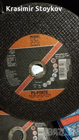 Дискове за рязане и шмиргелене на стомана и инокс, снимка 9 - Други инструменти - 41488479