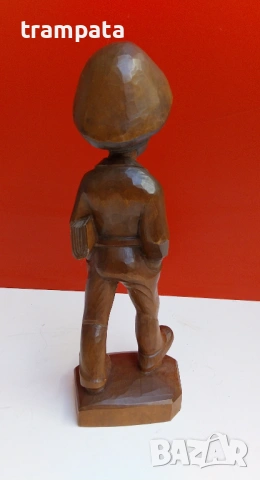 НАЙ ДОБРАТА ОФЕРТА Стара Немска дърврна фигура ръчна дърворезба , снимка 3 - Антикварни и старинни предмети - 53726328