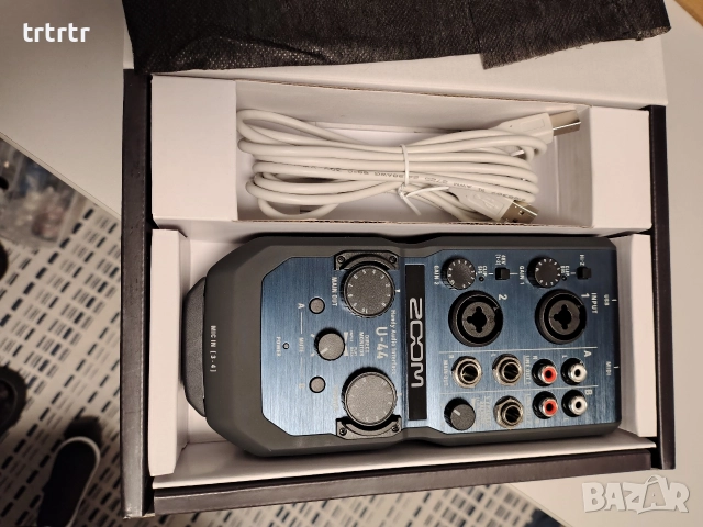 Zoom u-44 звукова карта, снимка 4 - Други - 52942148