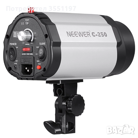 2 бр Комплекти студийно осветление оборудване - чадъри, лампи и стативи 210 см,предавател и приемник, снимка 8 - Светкавици, студийно осветление - 52355370