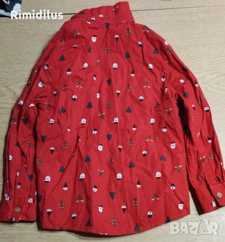 Детска Коледна риза, снимка 2 - Детски ризи - 52838486