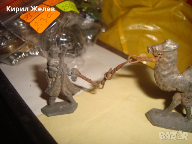 АРАБСКИ ВОИН с КАМИЛА 2 ОЛОВНИ СТАРИ ФИГУРКИ за КОЛЕКЦИЯ 9059, снимка 15 - Колекции - 34528970