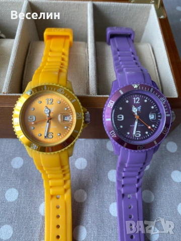 Оригинални часовници Swatch Metallic Dune, Viceroy и Ice Watch: Ice Forever – Purple и Yellow, снимка 7 - Дамски - 53385098