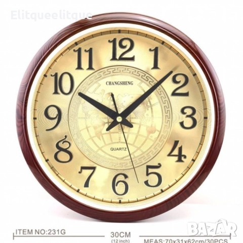 Безшумен стенен часовник, снимка 5 - Други стоки за дома - 52347191