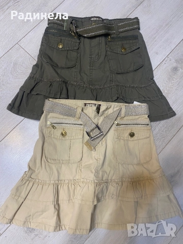 Детска пола-налична в два цвята с колан