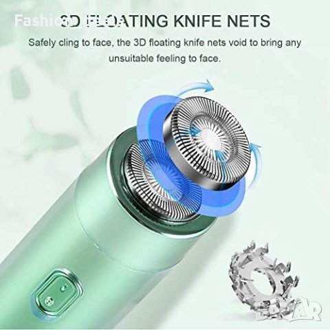 Нова Водоустойчива Електрическа дамска самобръсначка тример косми лице бикини, снимка 3 - Тримери - 41929703