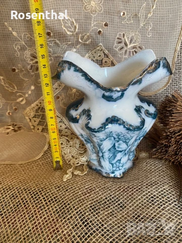 Малка викторианска ваза , снимка 6 - Вази - 51011486