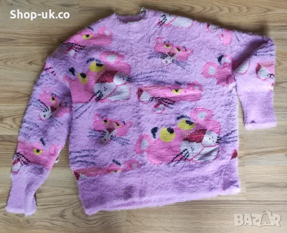 Пуловер PINK PANTHER Desigual, снимка 8 - Блузи с дълъг ръкав и пуловери - 48942207