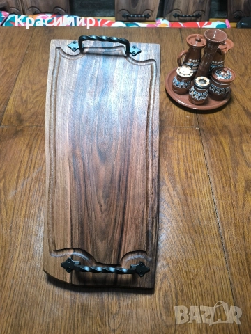 Орехови Дъски и Плата за Мезета, снимка 4 - Аксесоари за кухня - 49214477