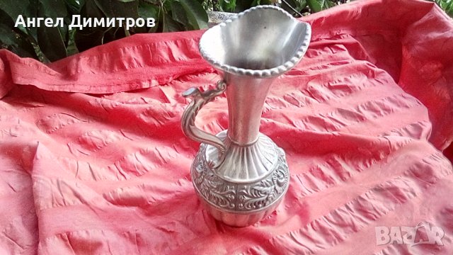 Стара метална кана, снимка 2 - Антикварни и старинни предмети - 41896445