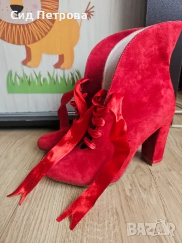 Кокетни дамски боти BIANKI, снимка 4 - Дамски боти - 49492722