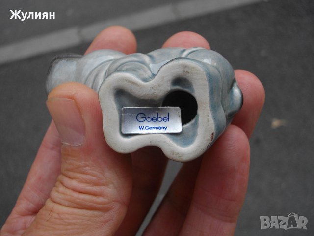 СТАР ПОРЦЕЛАН GOEBEL W. GERMANY ХИХОПОТАМ, снимка 6 - Антикварни и старинни предмети - 41555167