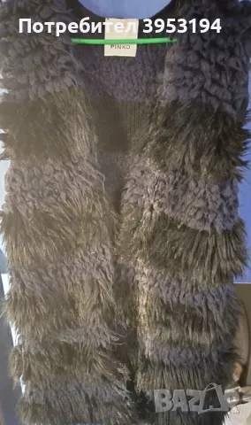 Дамски елек с косъм PINKO