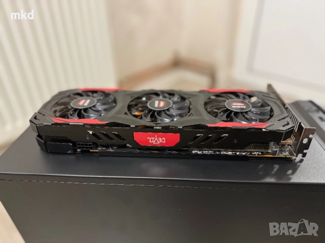 AMD RX 480 RED DEVIL 8gb , снимка 2 - Видеокарти - 52232565