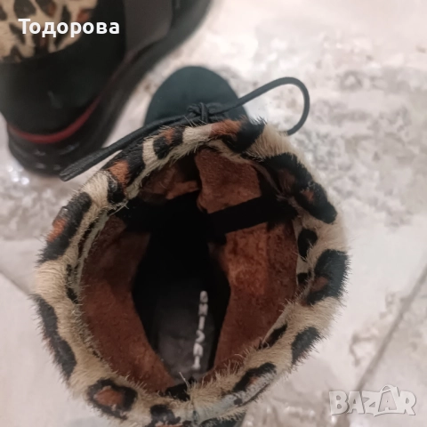Боти от естествена кожа 37, снимка 3 - Кецове - 52330191