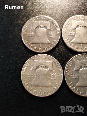 Халф долар САЩ , снимка 6 - Нумизматика и бонистика - 36413842
