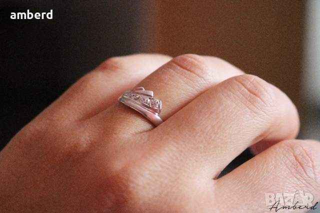 Сребърен пръстен - модел R036