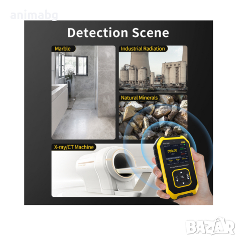 ANIMABG Цифров гайгеров брояч Geiger уред за измерване нивата на радиация микросиверт дозиметър бета, снимка 9 - Друга електроника - 44066318
