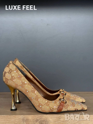 GUCCI 💎 Дамски Обувки , снимка 8 - Дамски обувки на ток - 53359711