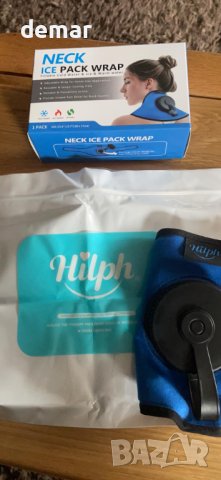 Hilph Neck Ice Pack Wrap Торбичка с лед за студена терапия на врат за многократна употреба, снимка 8 - Други - 44478878
