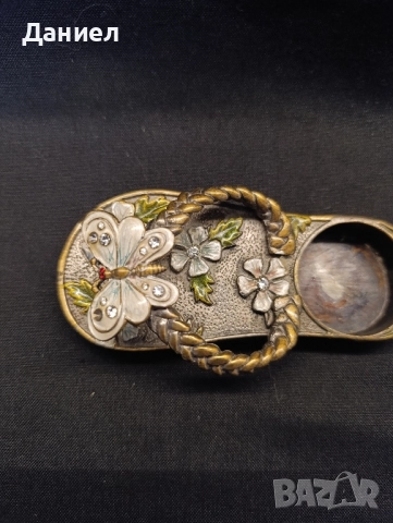 Месингова поставка за свщи, снимка 4 - Антикварни и старинни предмети - 51943083