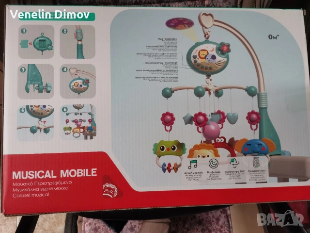 Въртележка за кошара , снимка 2 - Музикални играчки - 53691701