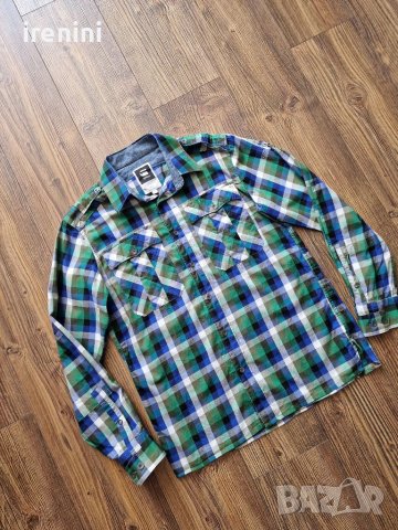 Страхотна мъжка риза G STAR RAW,   размер L , снимка 2 - Ризи - 41813116