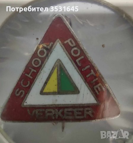 Полицейска украинска значка-отличие нагръден знак 