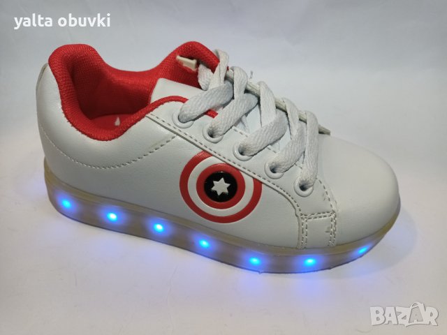 Детски светещи маратонки LB-701 с USB зарядно, снимка 5 - Детски маратонки - 44444939