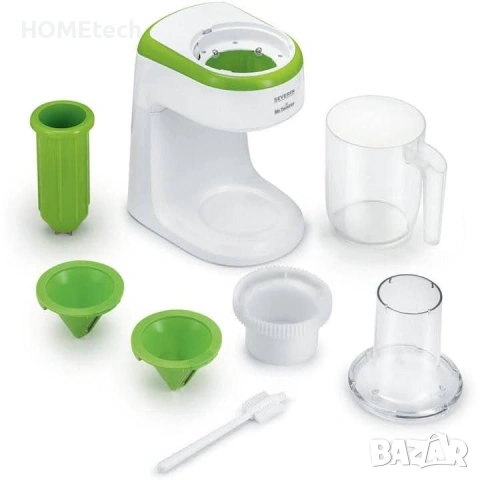 Електрическо ренде Severin Mr. Twister, 80 w, 2 приставки, Зелен, снимка 5 - Други - 53635552