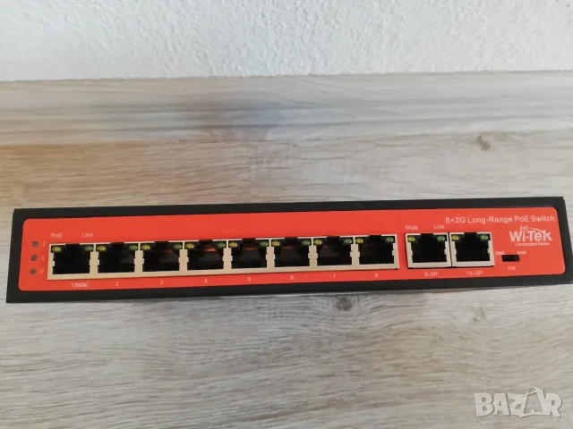 Wi-Tek WI-PSI210-G  Poe switch, снимка 2 - Суичове - 56111239
