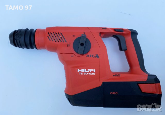 Акумулаторен перфоратор Hilti TE 30-A36 ATC/AVR 2x36V 5.2J 3.6J, снимка 2 - Перфоратори - 35838909