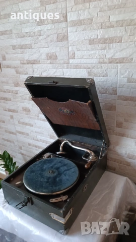 Стар български грамофон с манивела - Radio Electric - 1930"г.  , снимка 6 - Антикварни и старинни предмети - 53007903
