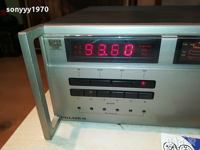 palladium hifi tuner-germany 1808211032, снимка 4 - Ресийвъри, усилватели, смесителни пултове - 33848297