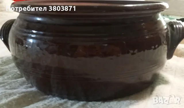 Глинен гювеч 6 литра с капак, снимка 5 - Съдове за готвене - 55900003