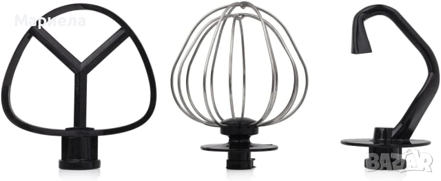 Планетарен миксер 700W , 3,5 л. купа , 3 приставки, снимка 2 - Миксери - 52706169